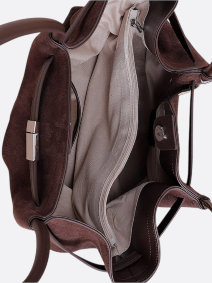 Sac cabas en daim souple <br>Milo