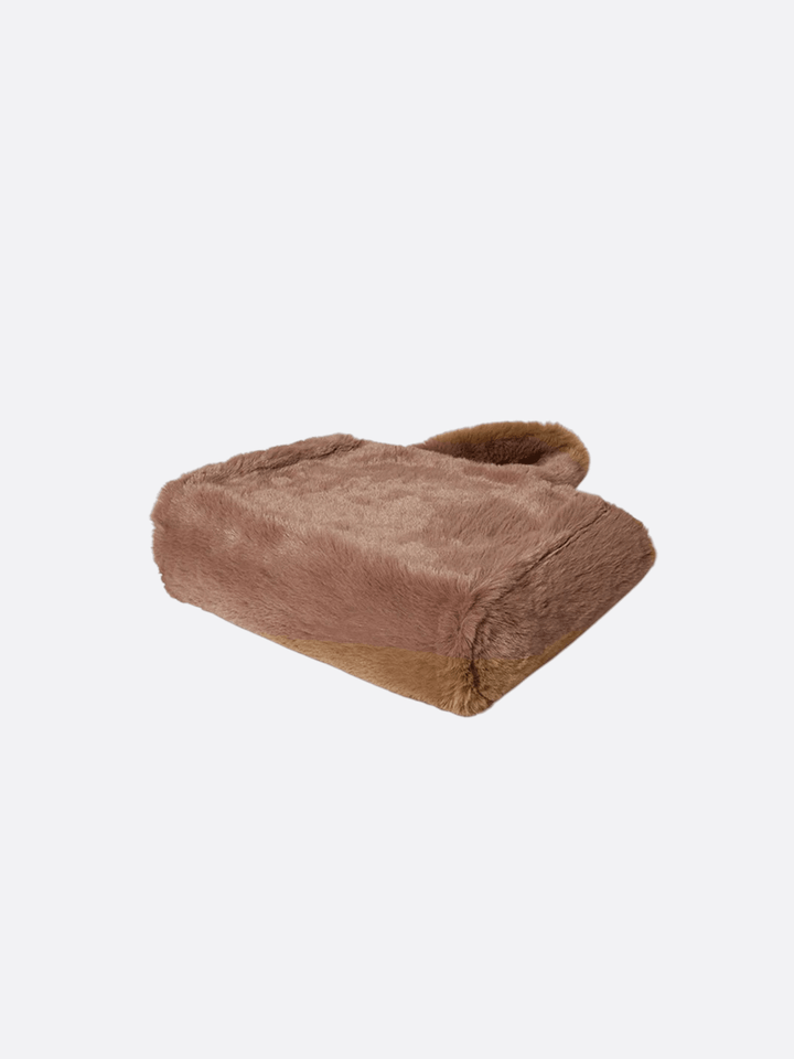 Sac cabas en fausse fourrure <br>Syriel