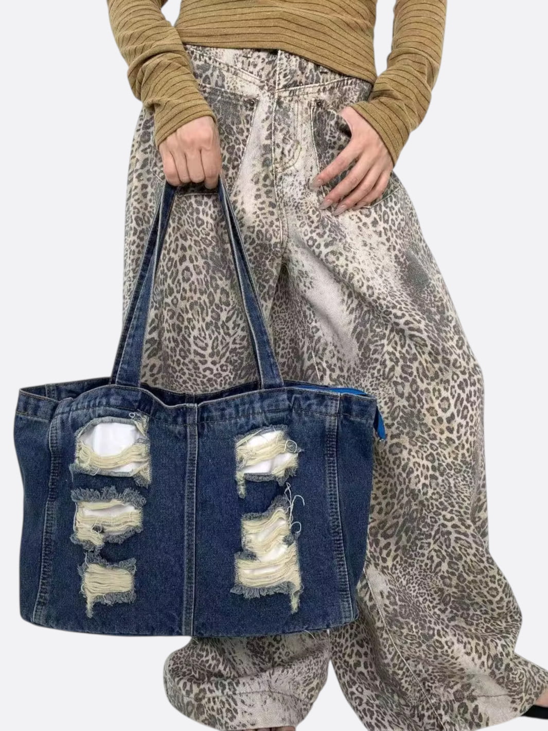 sac cabas jean femme