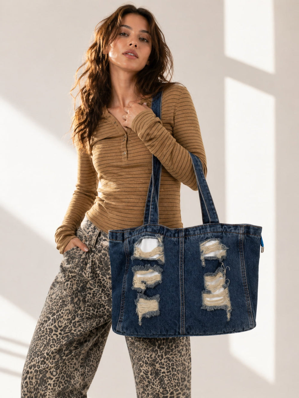 sac cabas jean femme
