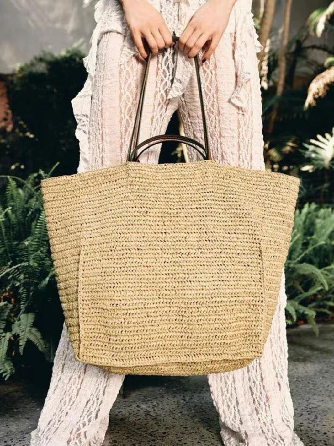 Cabas Tote Bag Vanessa Bruno Cabas Raphia Vanessa Bruno Cabas