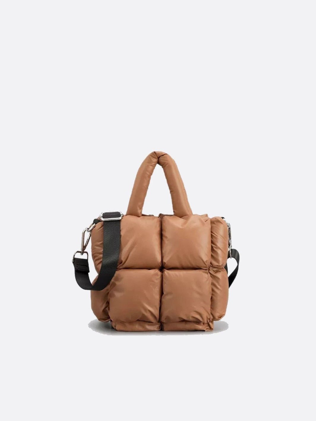 Sac cabas matelassé camel