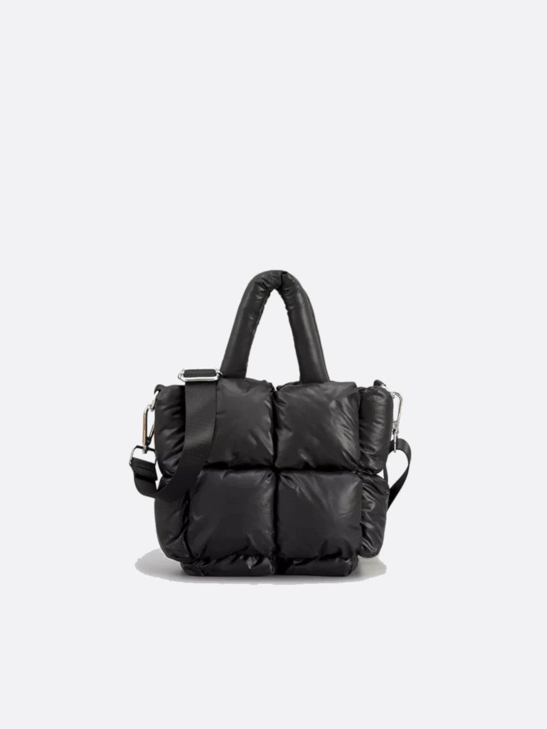 Sac cabas matelassé noir