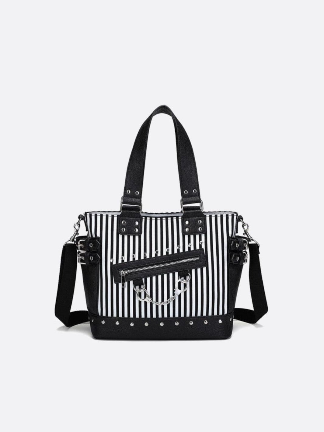 Sac cabas noir et blanc