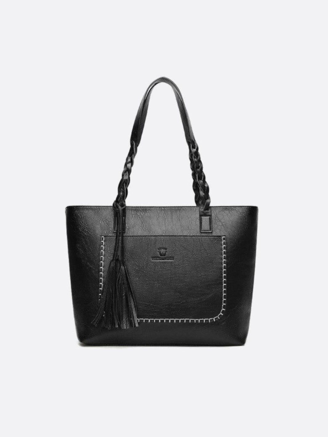 Sac cabas bohème noir