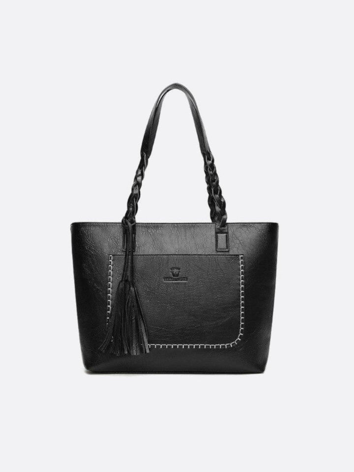 Sac cabas bohème noir