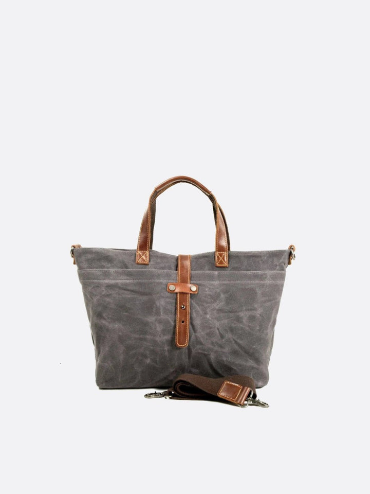Sac cabas toile gris