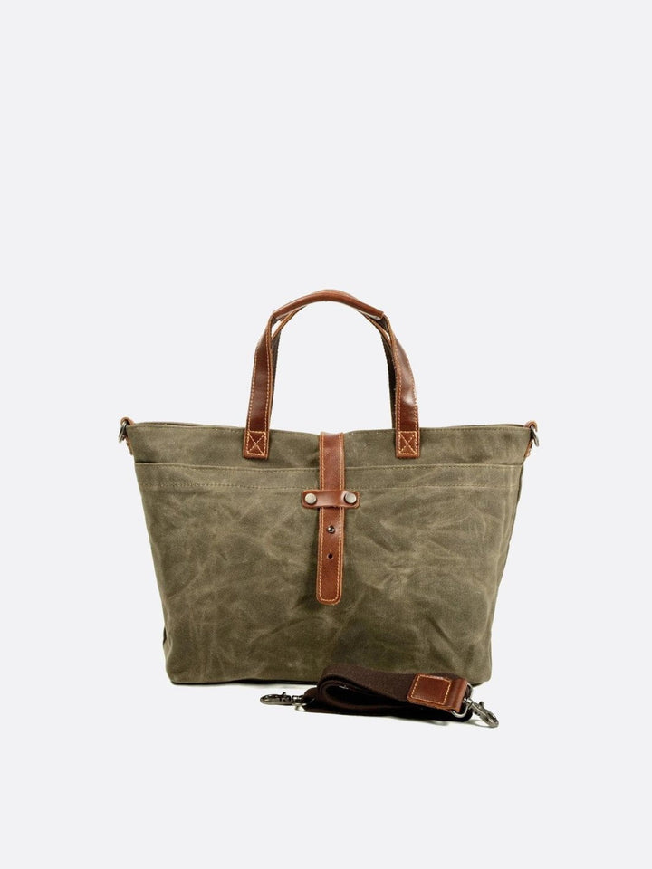 Sac cabas toile kaki