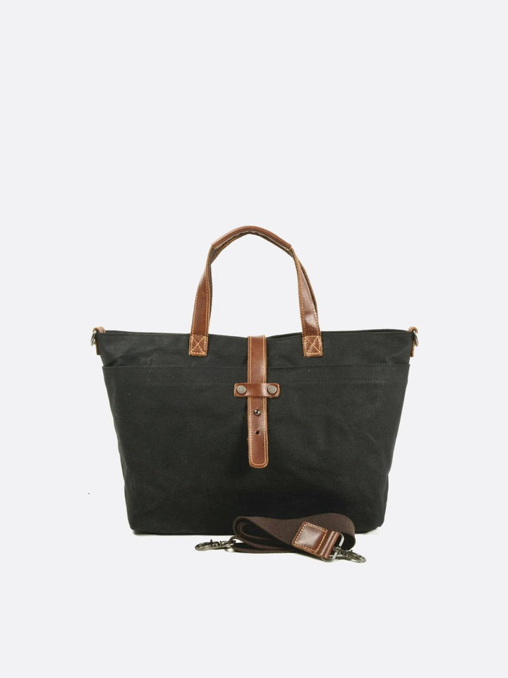 Sac cabas toile noir