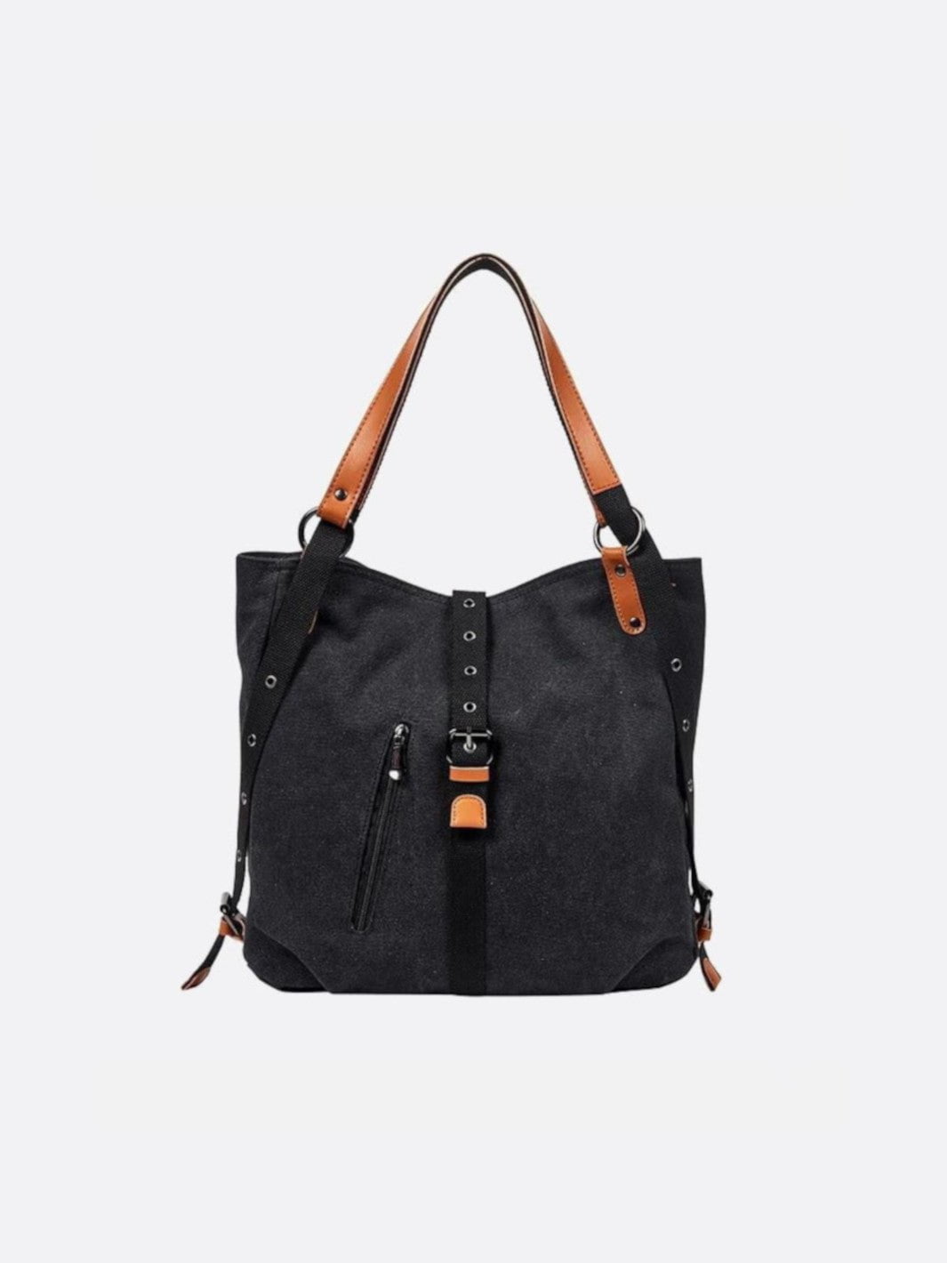 Sac cabas sac à dos noir