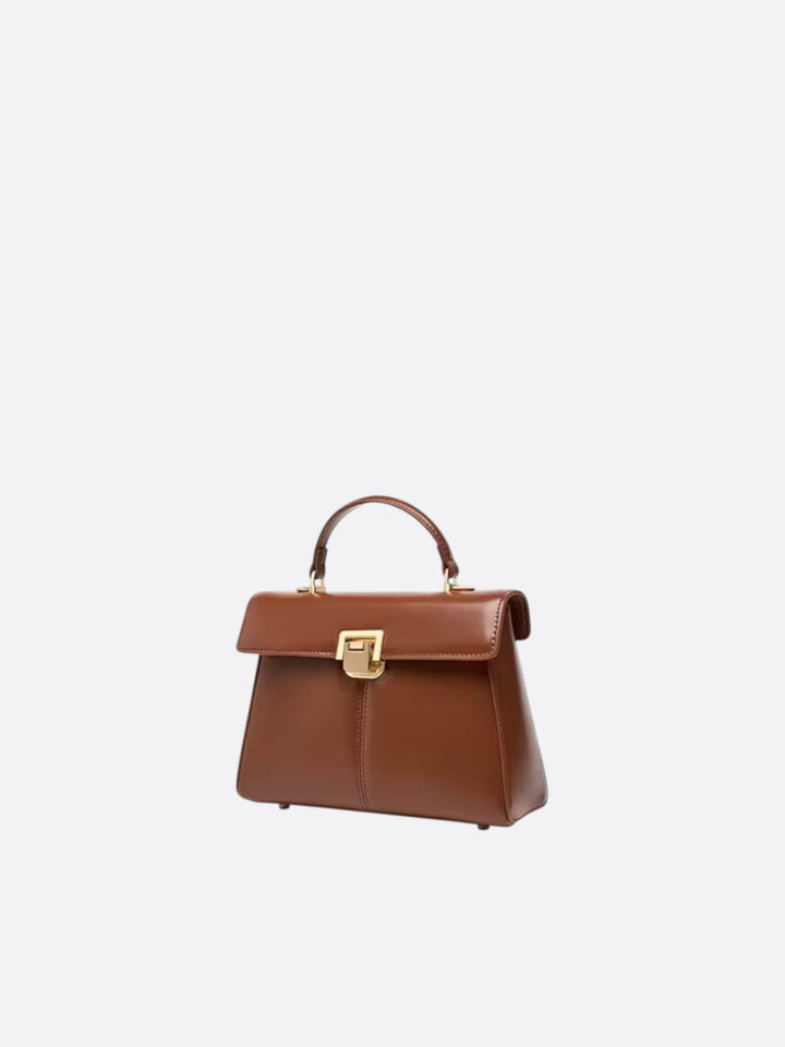 sac cuir trapèze