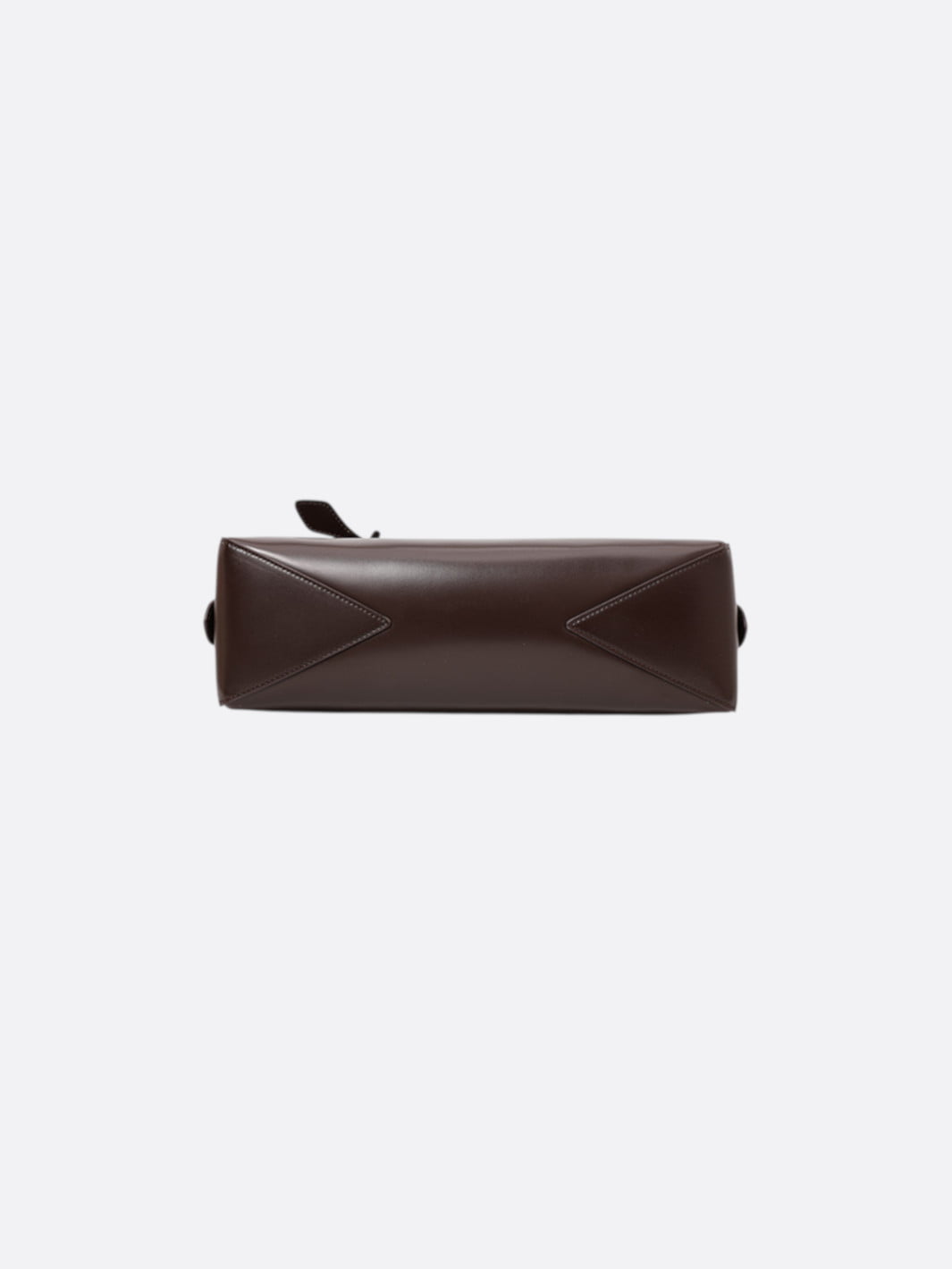 Elongated leather shoulder bag <br>Sésame