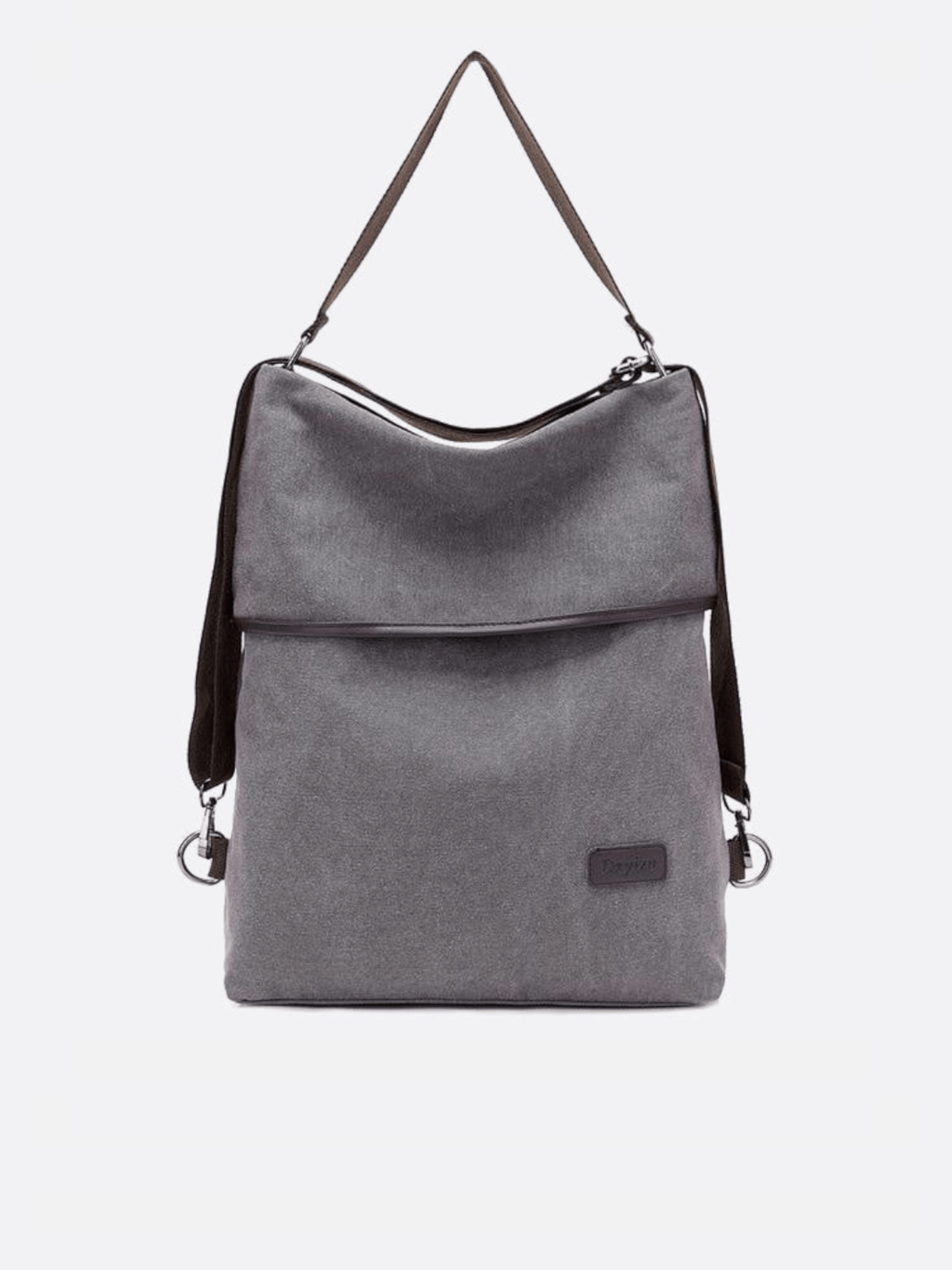 Sac convertible sac à dos gris