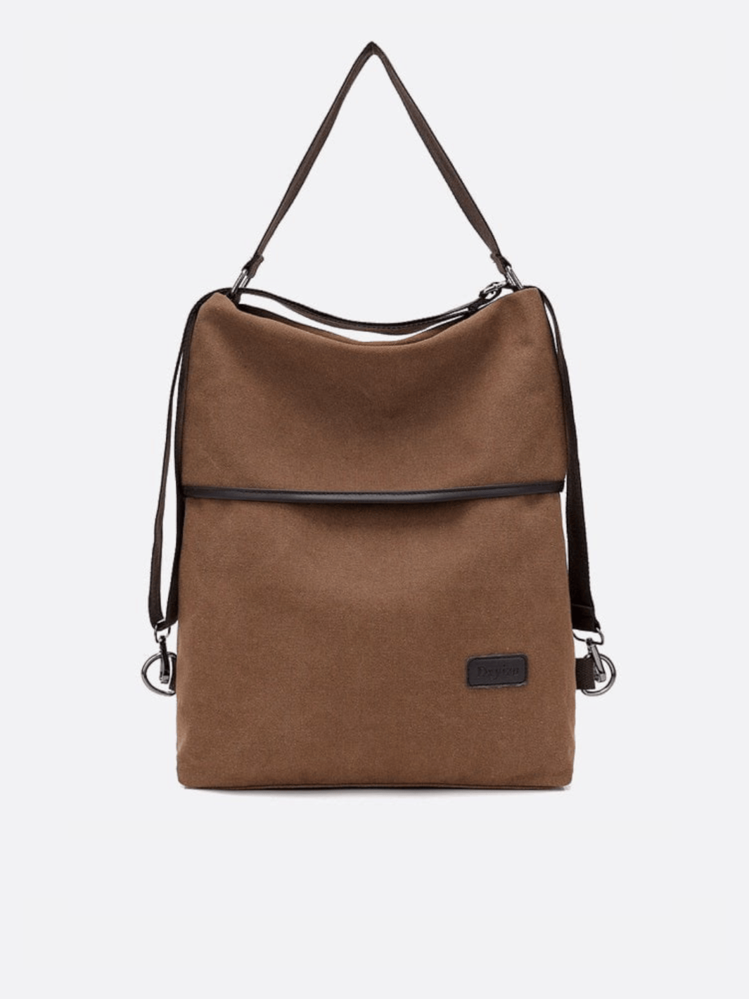 Sac convertible sac à dos marron