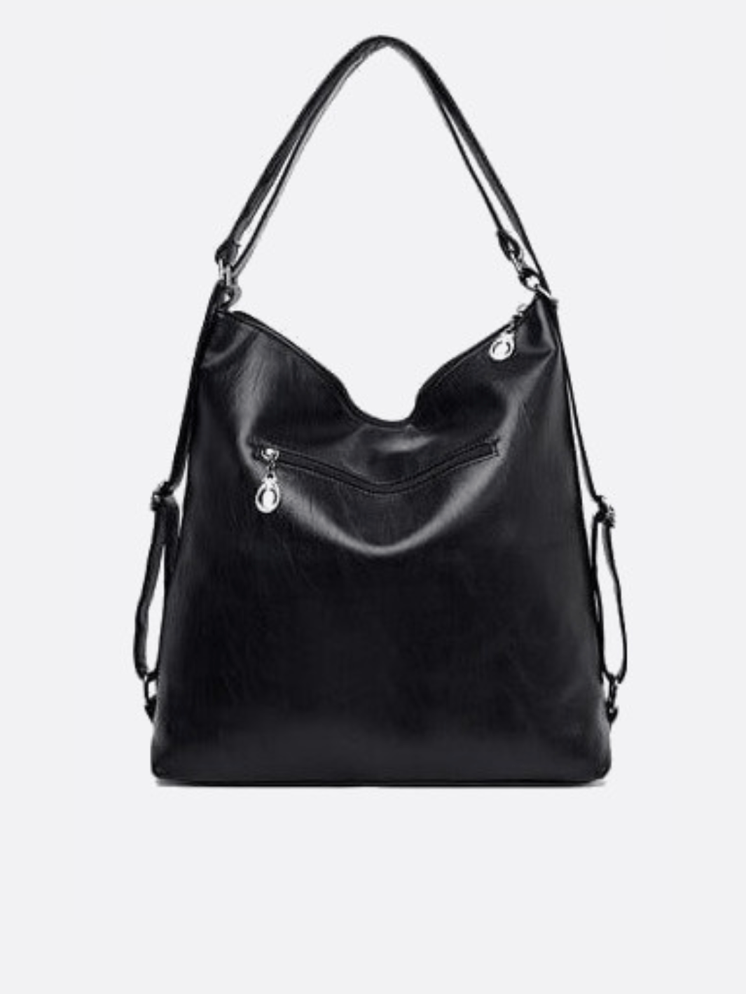 Sac d'épaule en cuir transformable en sac à dos <br>Orvane