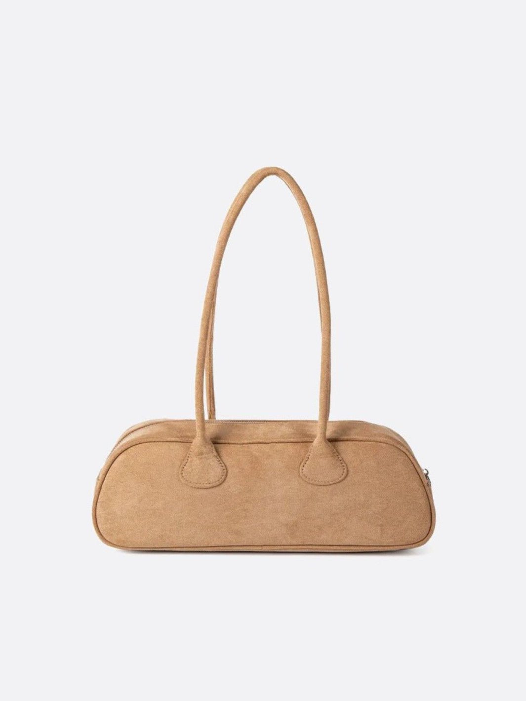 Sac épaule daim beige