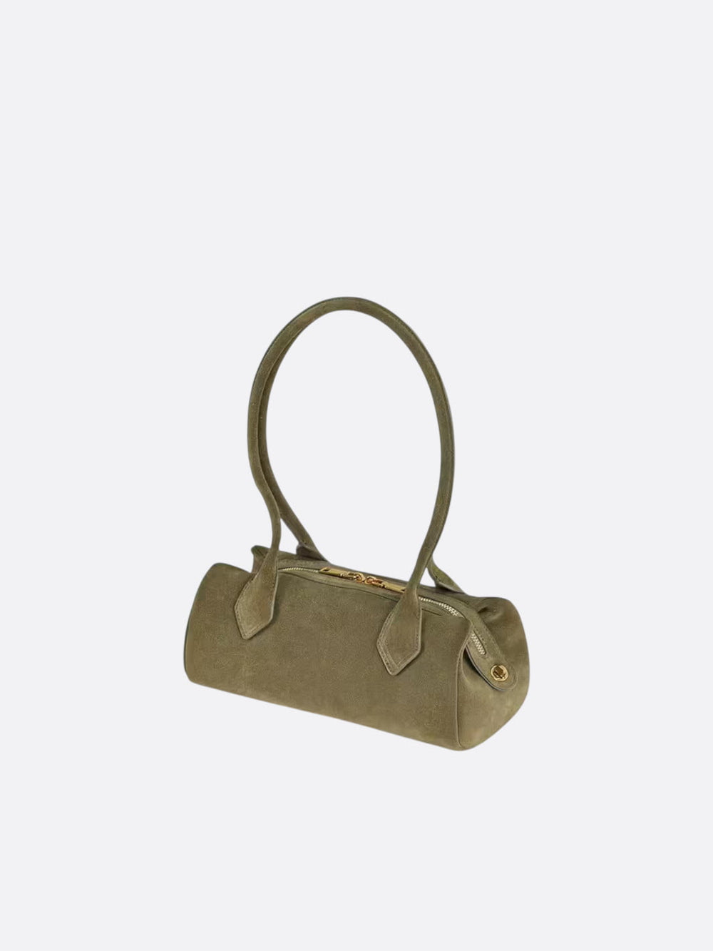 sac daim vert femme