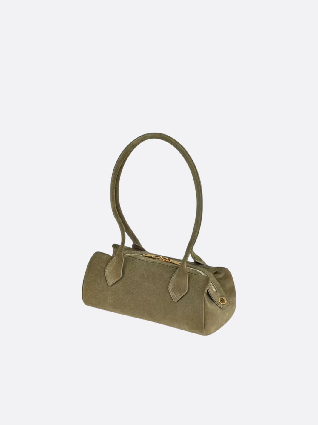 sac daim vert femme