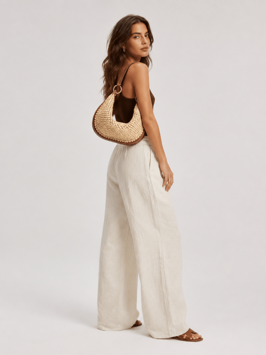 sac paille femme