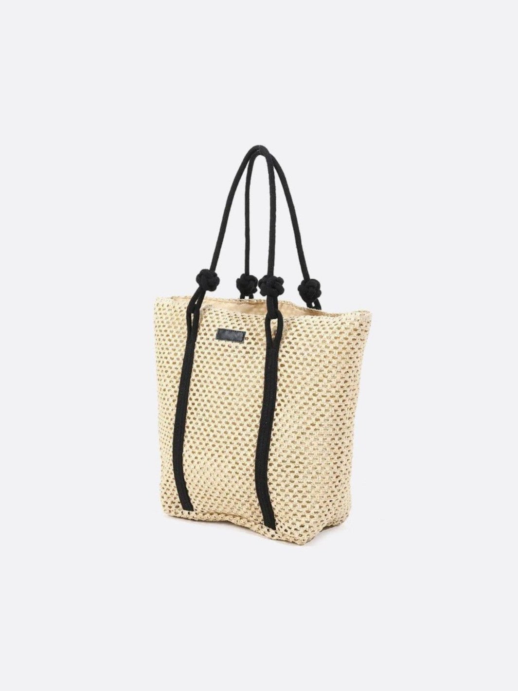sac paille blanc