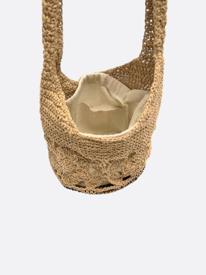 Bolso de hombro de rafia <br>Alva