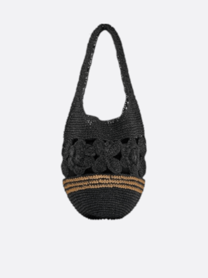 sac raphia noir