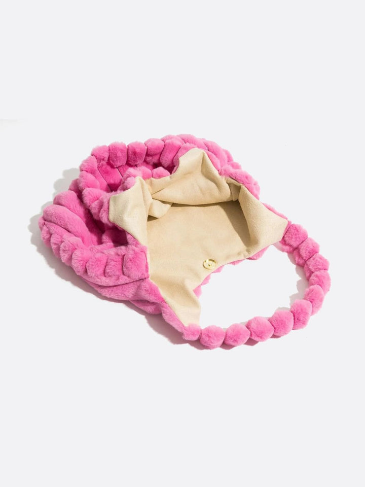 Sac d'épaule en peluche <br>Veloria