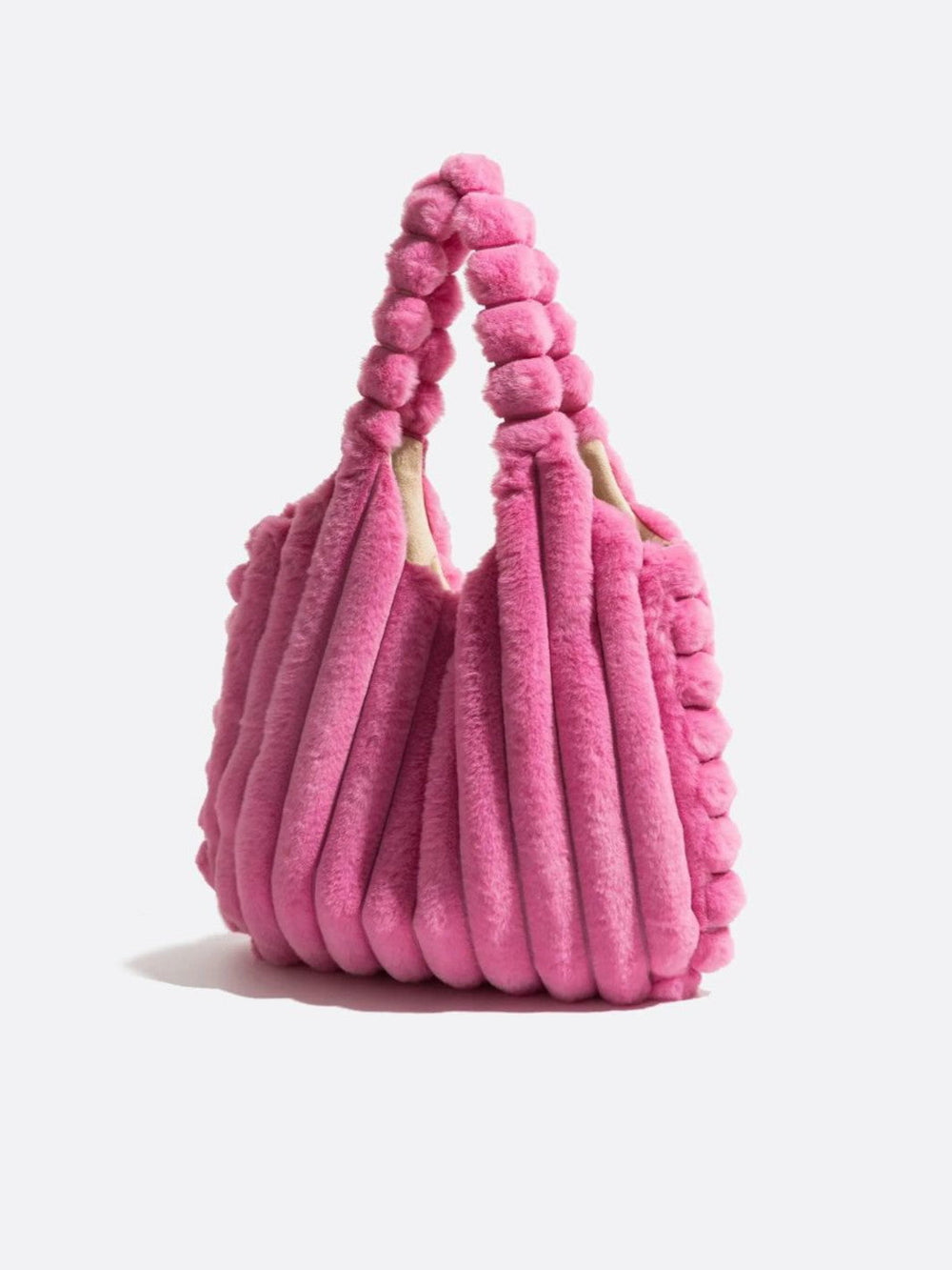 Sac d'épaule peluche femme