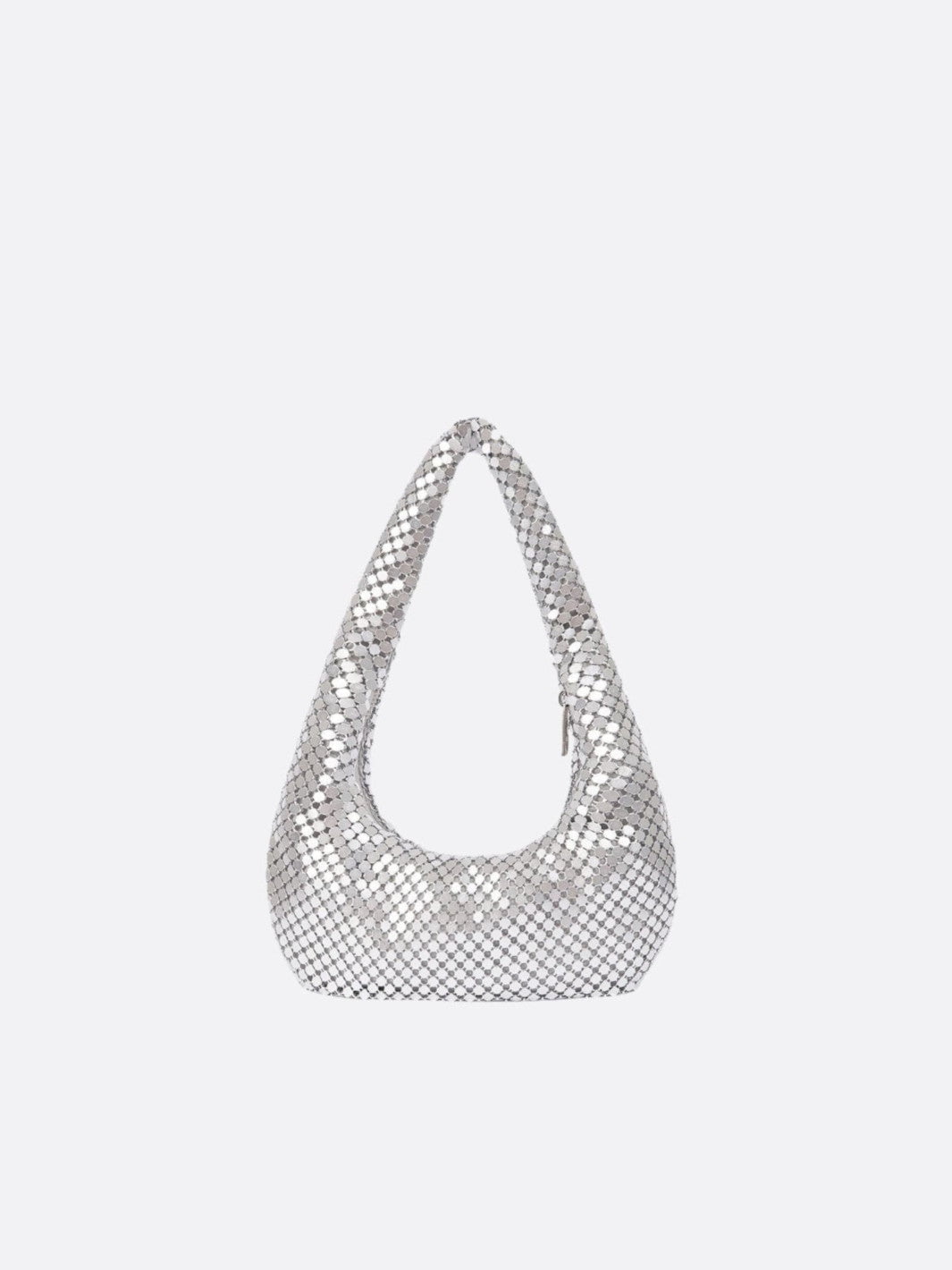 Sac épaule sequin argenté