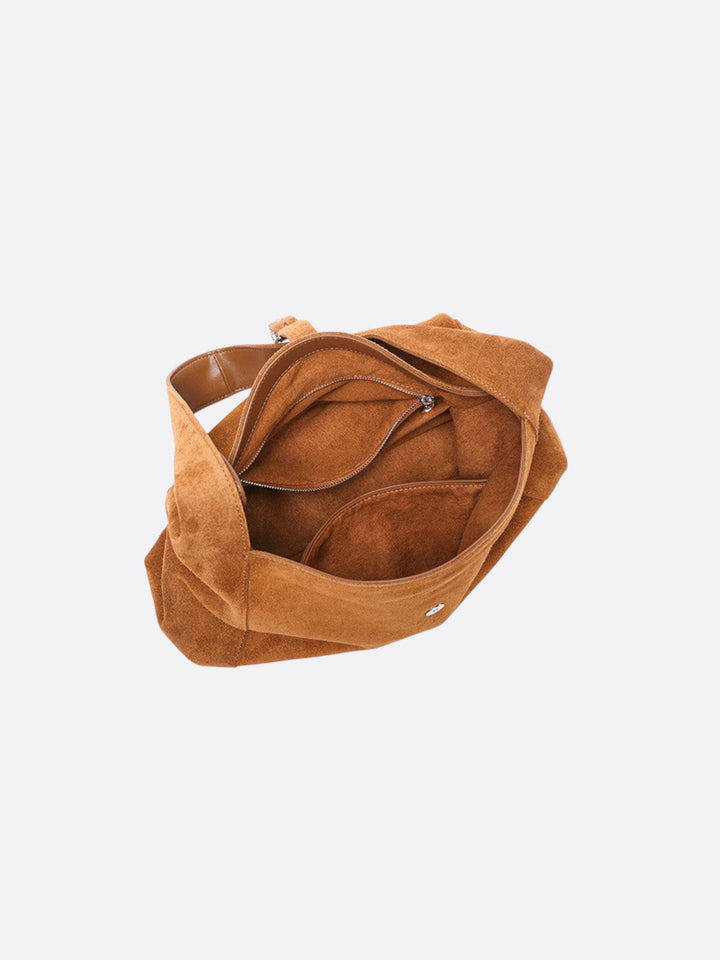 Sac daim porté épaule <br>Damazio