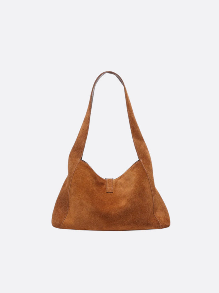 Sac daim porté épaule <br>Damazio