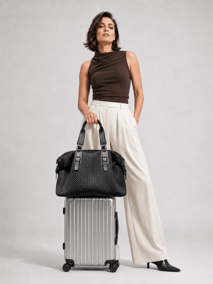 sac de voyage noir femme