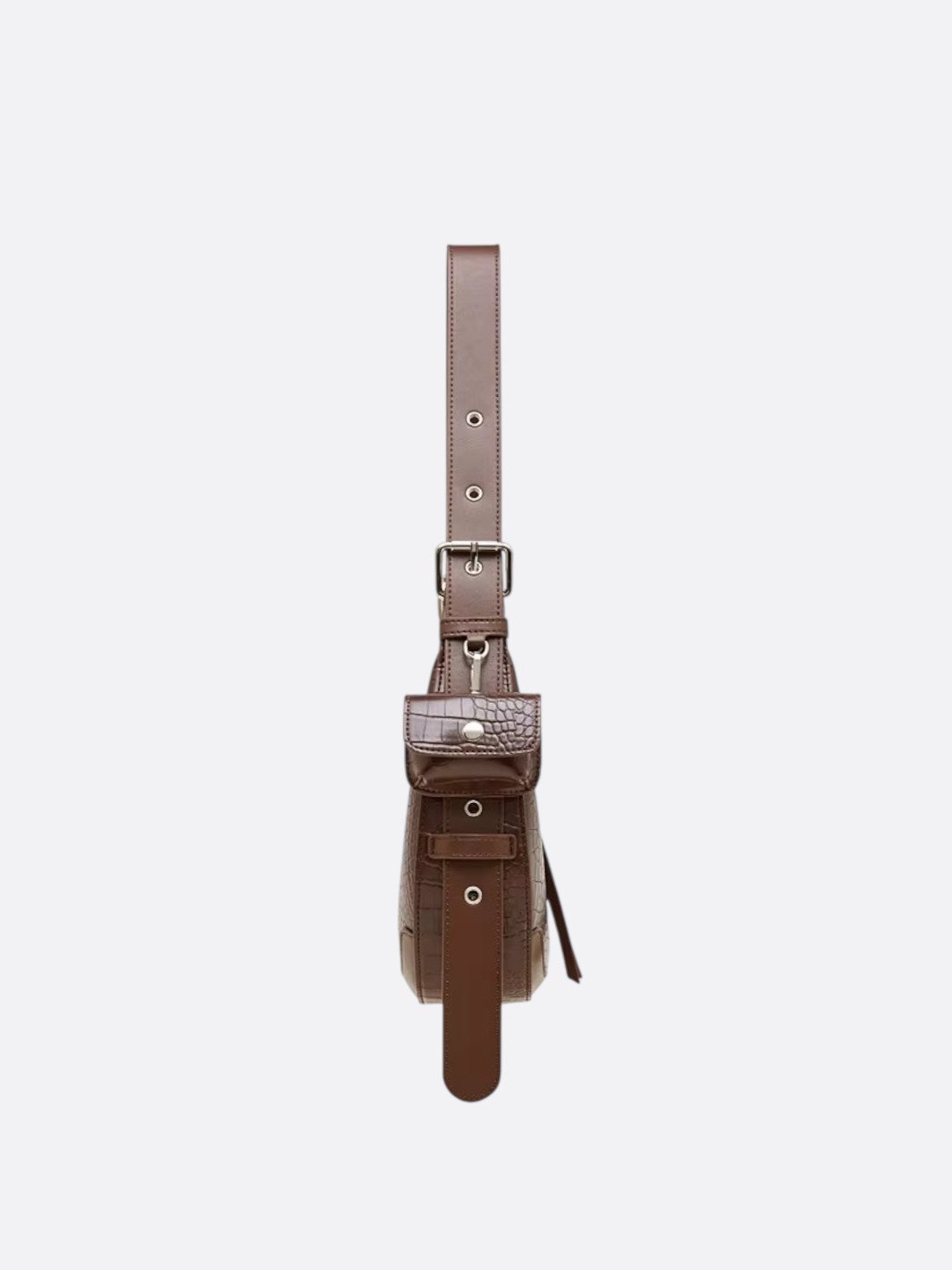 Sac demi-lune effet croco