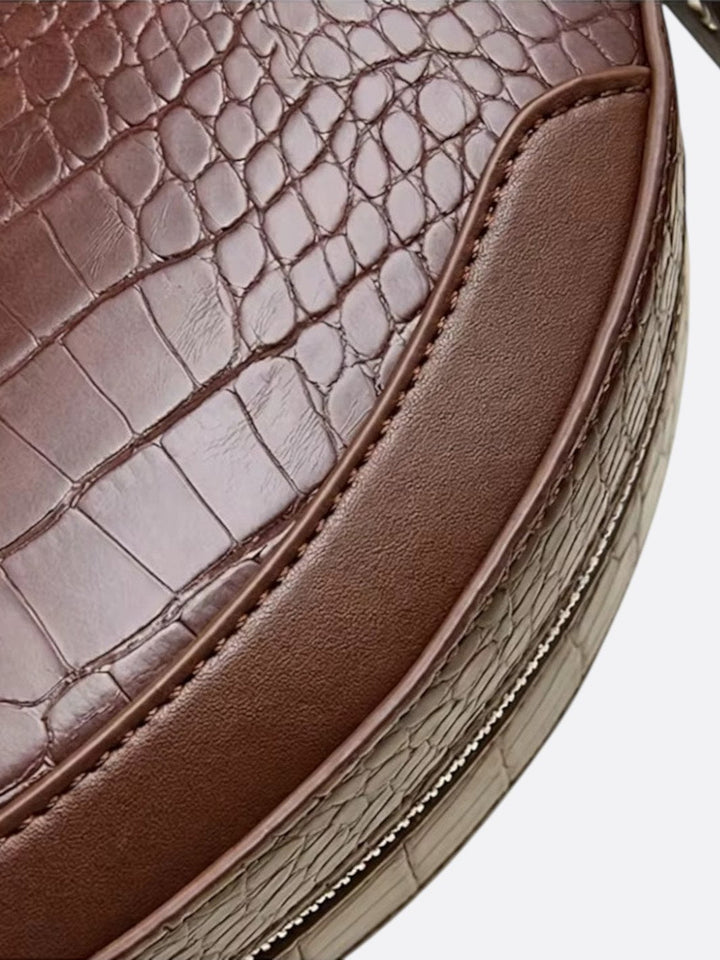 Sac demi-lune effet croco