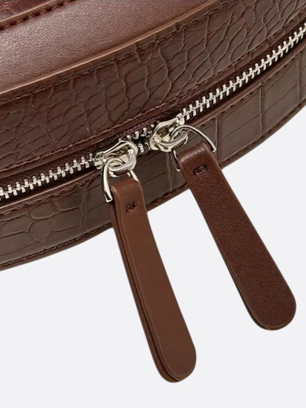 Sac demi-lune effet croco