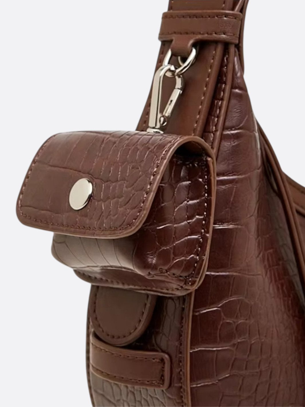 Sac demi-lune effet croco