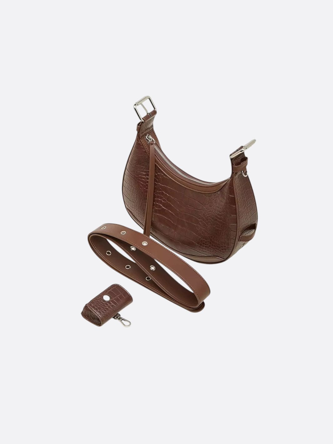 Sac demi-lune effet croco