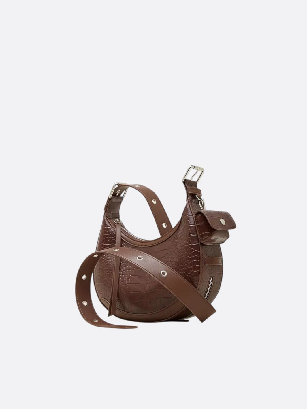 Sac demi-lune effet croco
