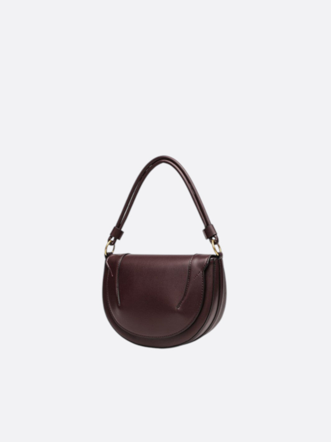 Sac demi-lune marron foncé