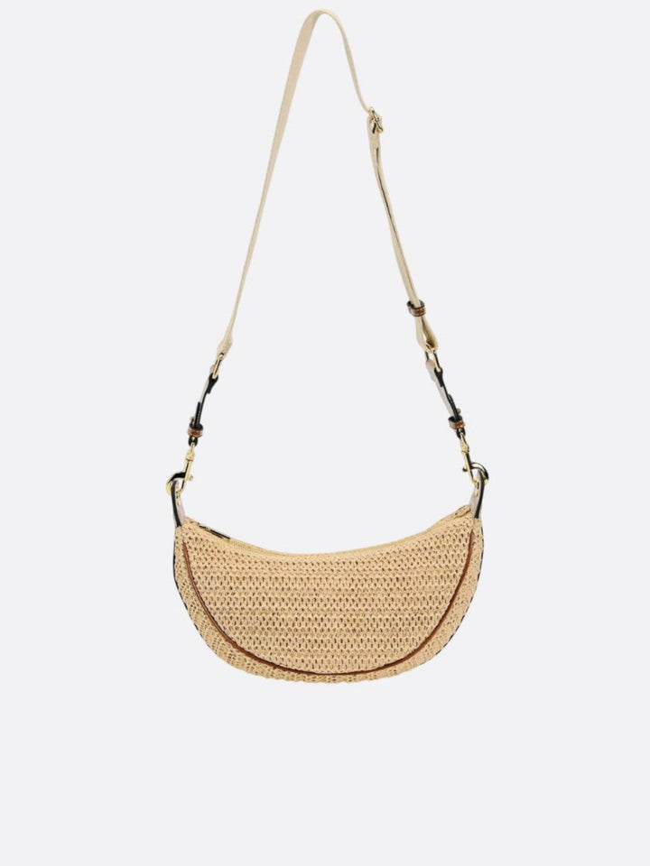 sac paille demi-lune