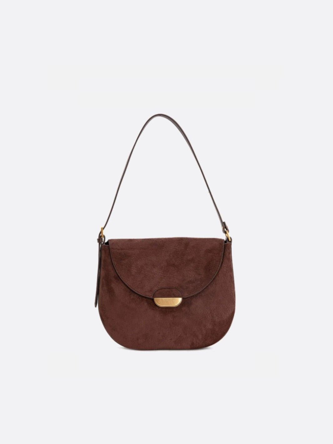 sac cuir porté épaule marron