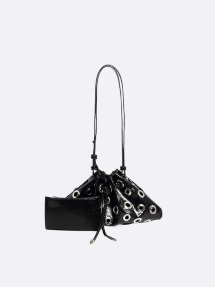 Sac cuir œillet avec pochette amovible