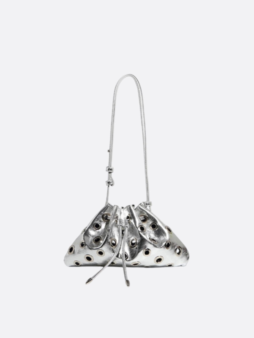 Sac cuir œillet argenté
