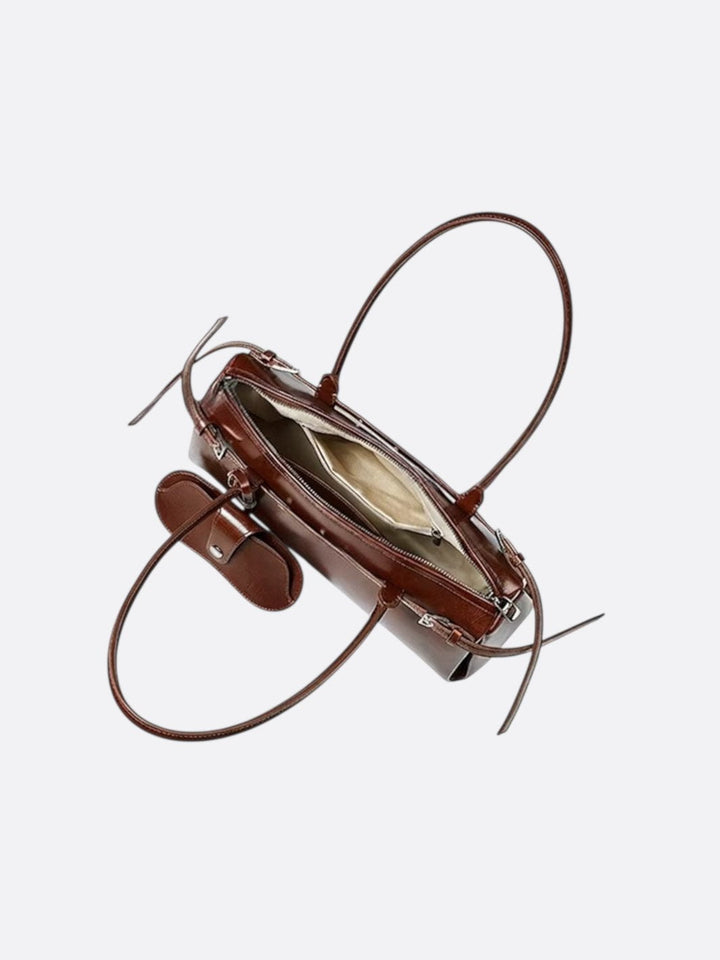 Oiled leather bag