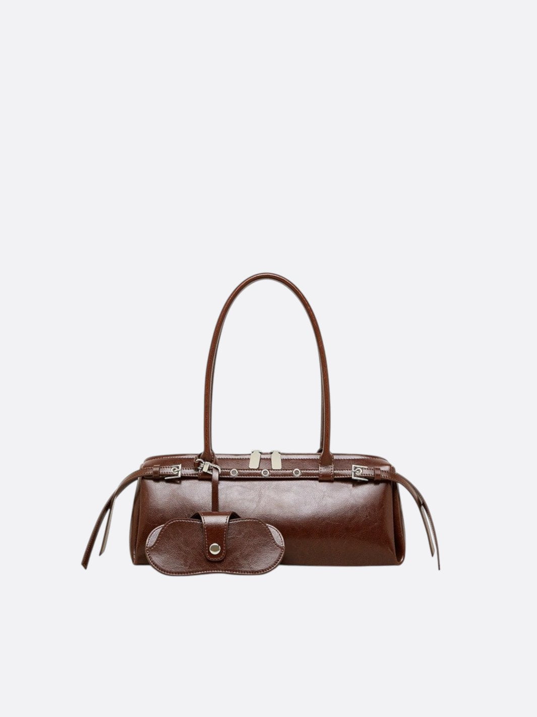 sac cuir huilé marron