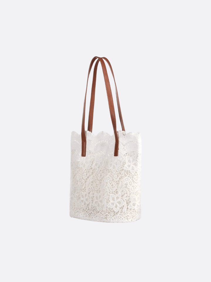 Sac dentelle blanc