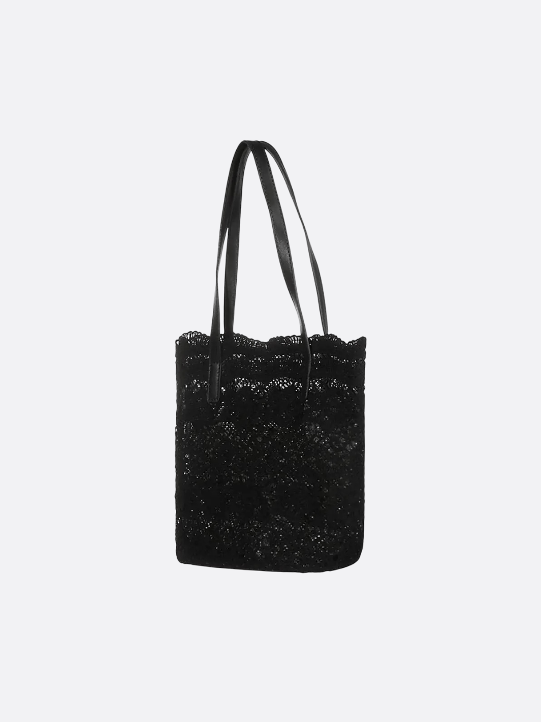Sac dentelle noir