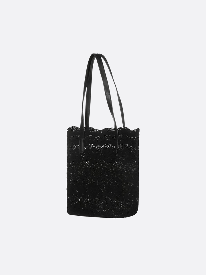 Sac dentelle noir