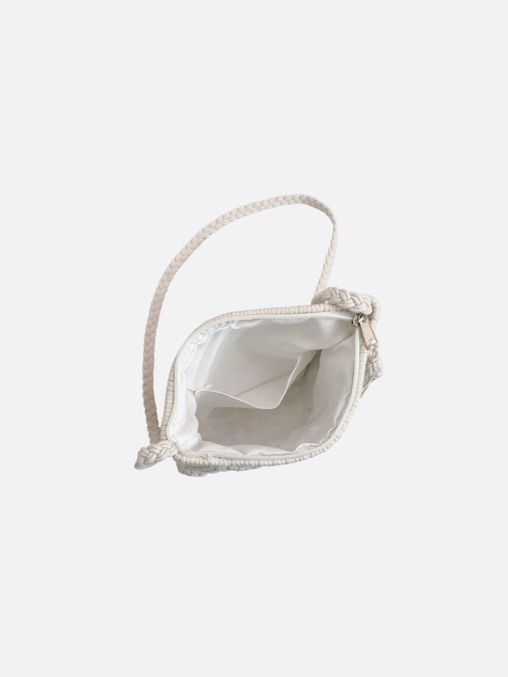 Makramee-Tasche mit Schulterriemen <br>Élia