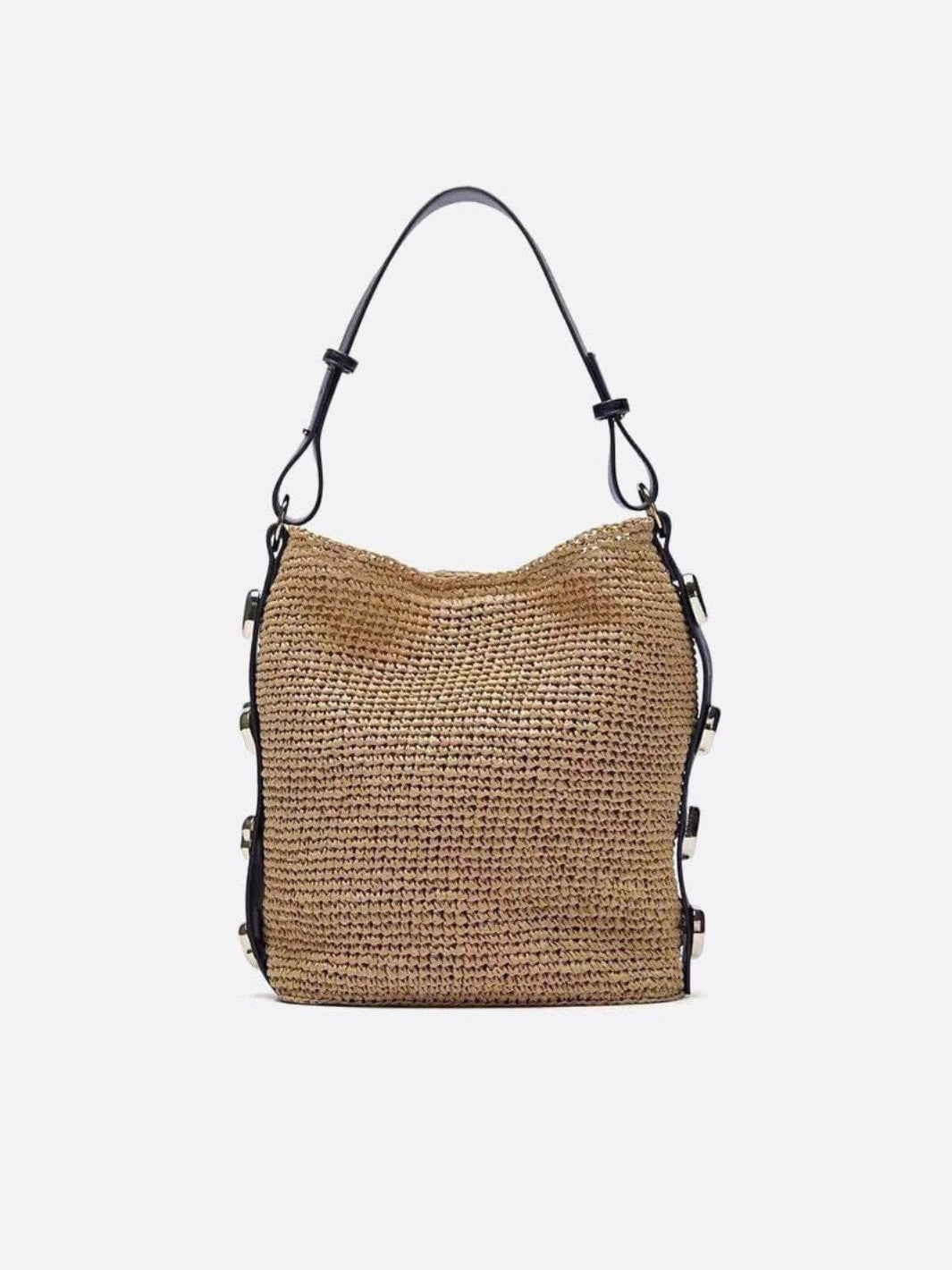 Sac paille porte épaule